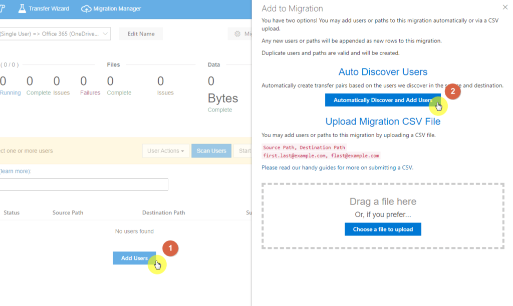 Automatically Discover and Add Users
