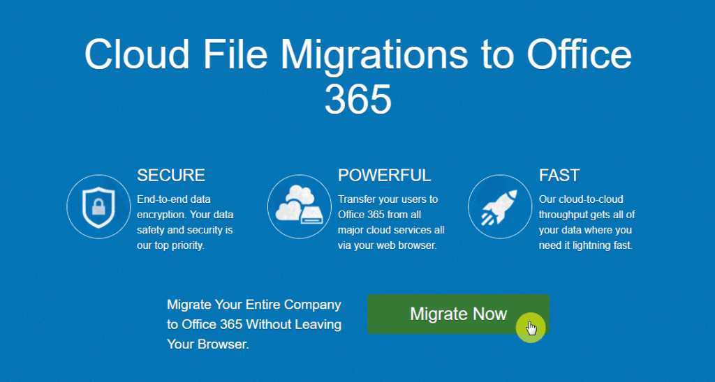 Click on the "Migrate now" box to proceed to the next step
