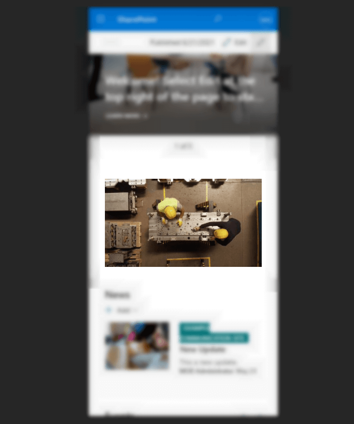Images on an image web part will retain its aspect ratio whatever device the visitor is viewing the page from