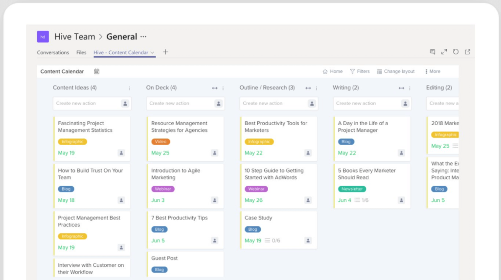 Hive and Microsoft Teams Integration