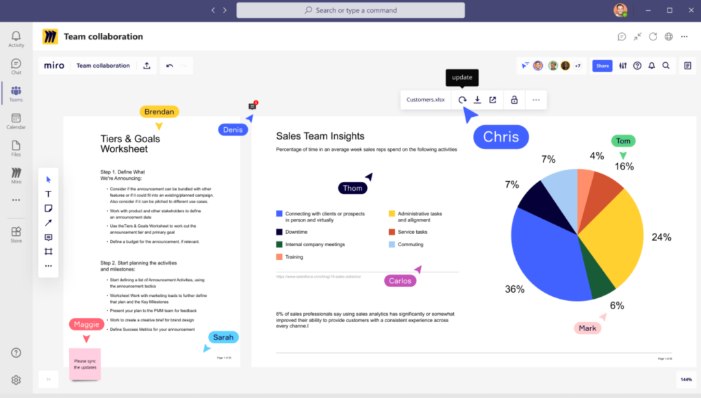 Miro and Microsoft Teams Integration