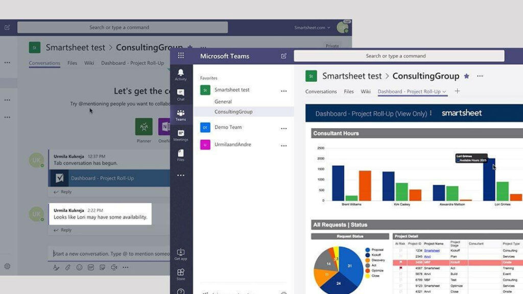Smartsheet and Microsoft Teams Integration