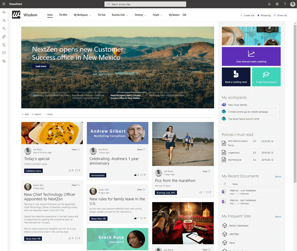 A sampe home site
