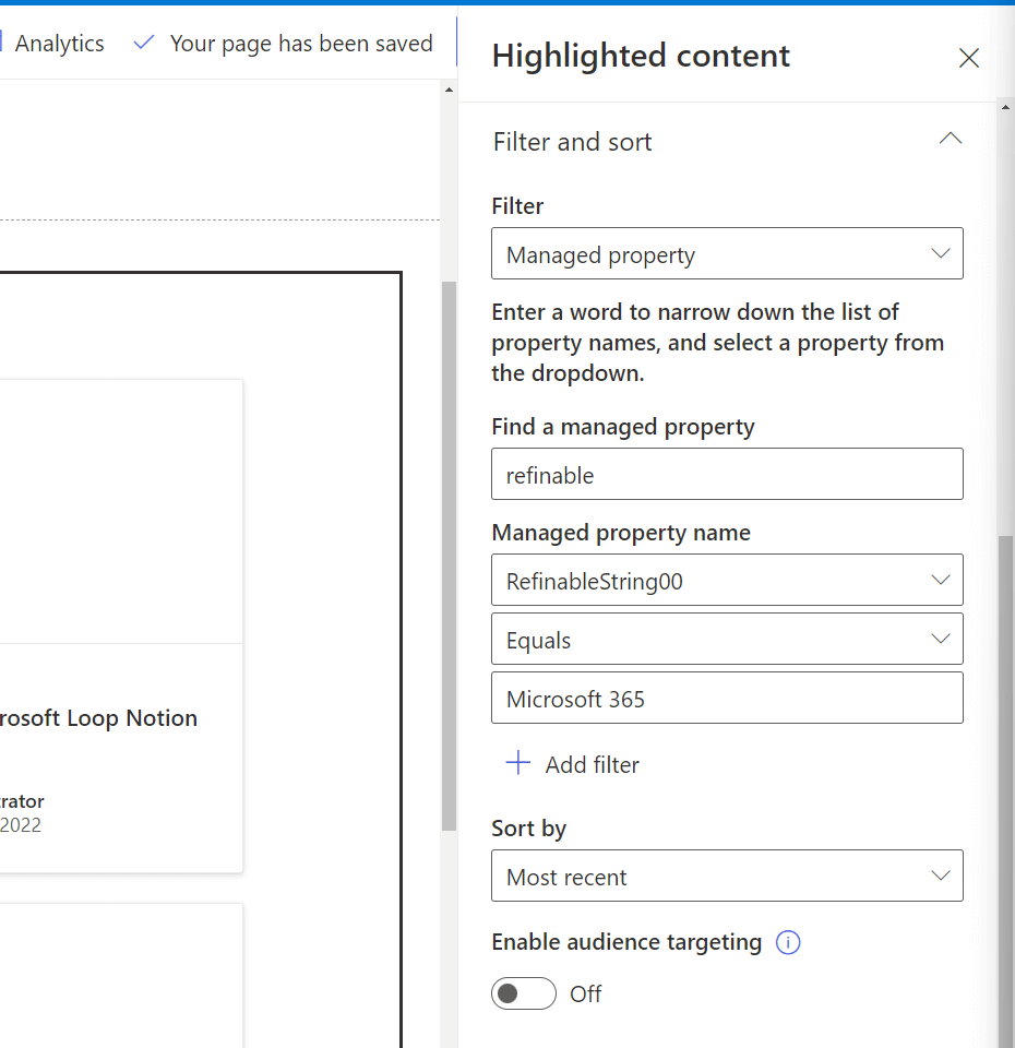 Second part of conjuring the hcwp for managed properties