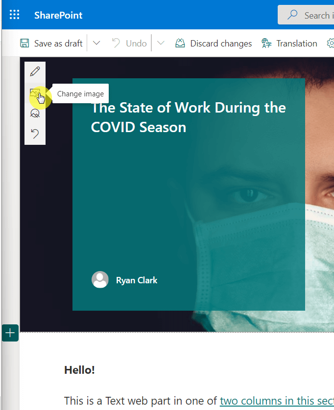 Change image option when mouse hovers over the image