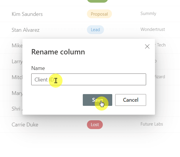 Rename to Client ID