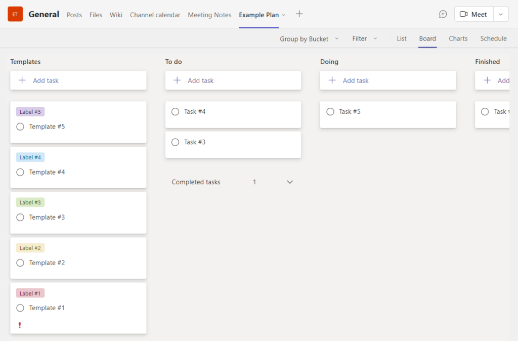 Tasks by Planner tab as a Planner best practice