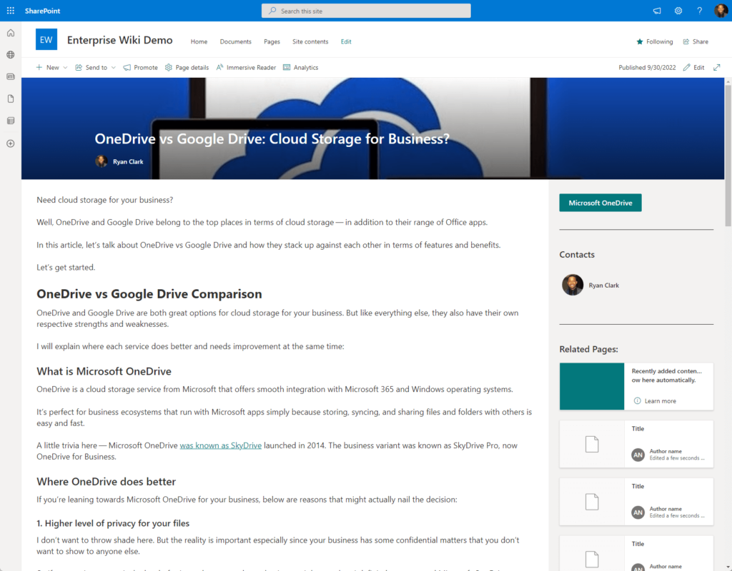 Preview: Wiki page template