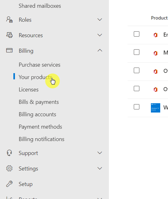 Billing your products