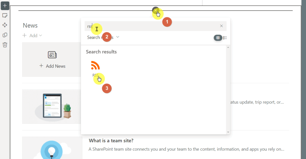 Search results: RSS