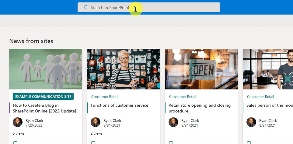 Search in SharePoint