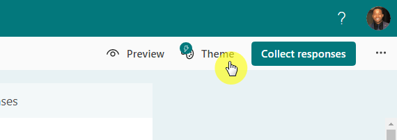 Themes in Microsoft Forms