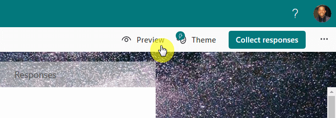 Preview button