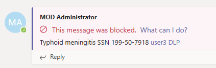 This message was blocked. What can I do?