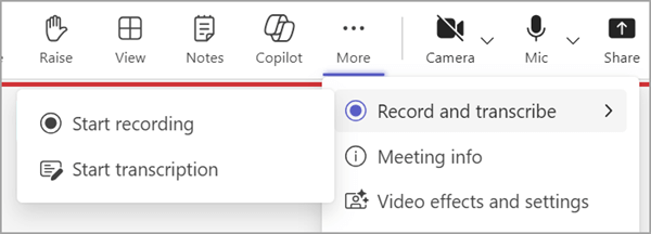 start recording and transcribing a town hall