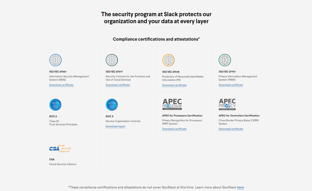 The security program at Slack protects our organization and your data at every layer