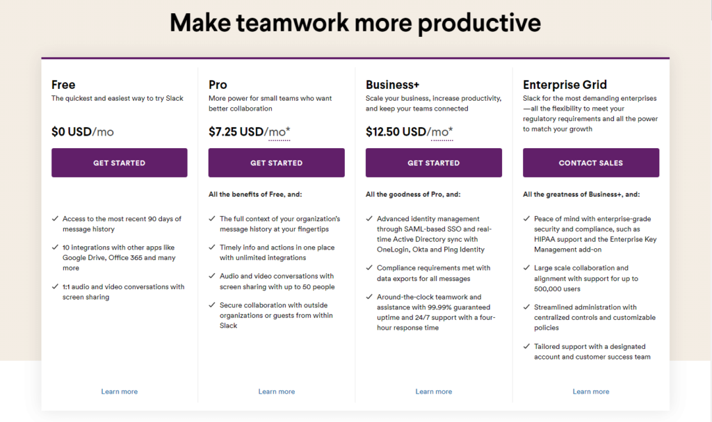 Make teamwork more productive with Slack
