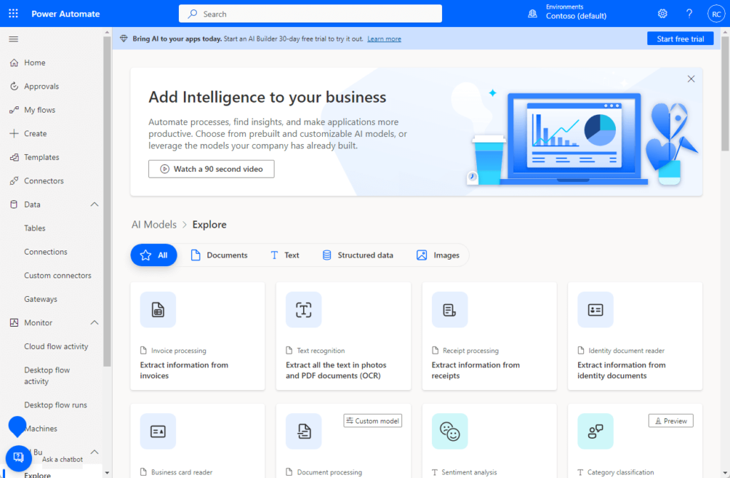 Add intelligence to your business