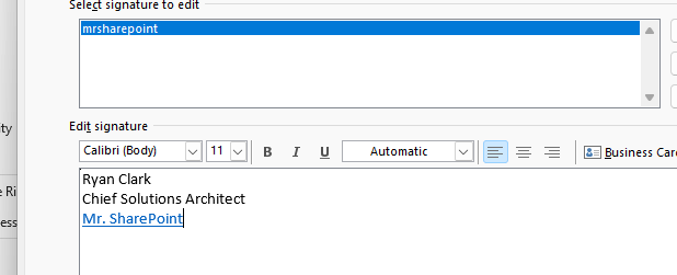 Demo signature