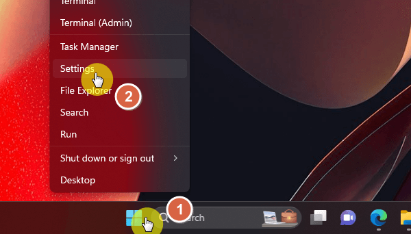 Windows start button