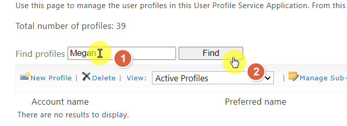 find megan's user profile
