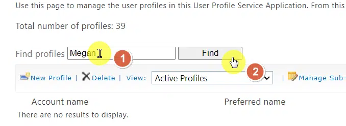 find megan's user profile