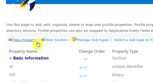 add new user profile property