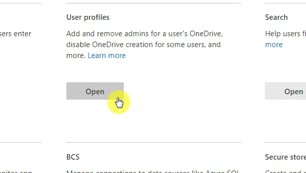 add and remove admins for user's onedrive