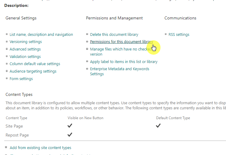 you can find it under the permissions and management group
