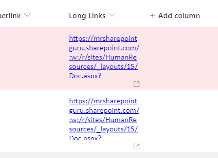now you can enter long links