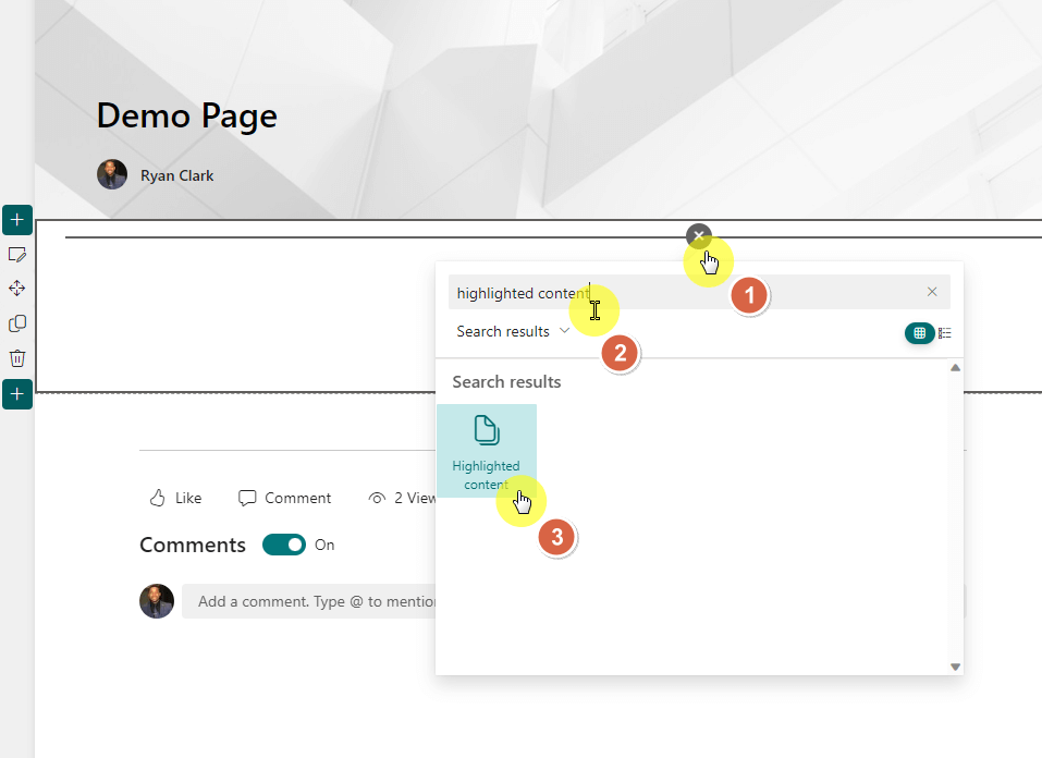 find the hcwp from the list of web parts