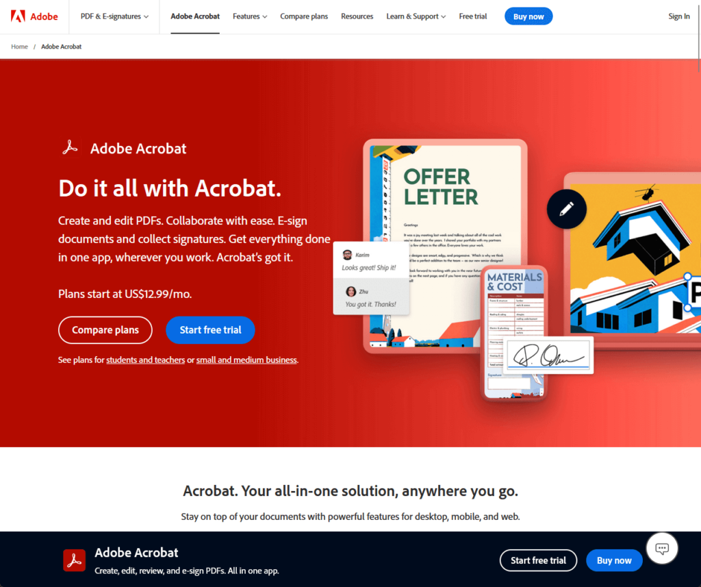 Do it all with Acrobat