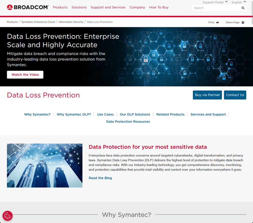 Symantec Data Loss Prevention: Enterprise Scale and Highly Accurate