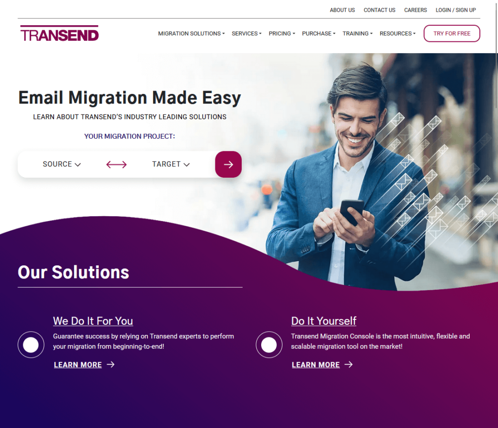 Transend: Email Migration Made Easy