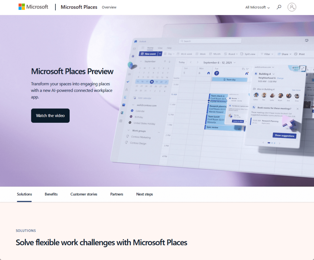 microsoft places overview