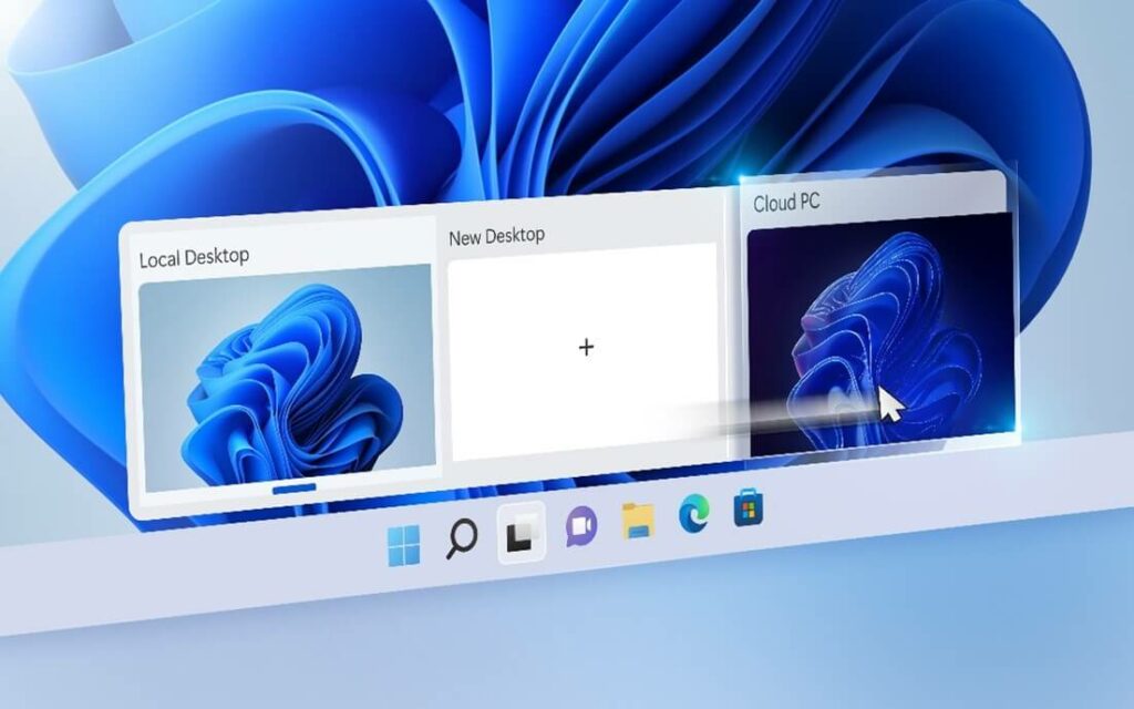 switching from cloud desktop to local