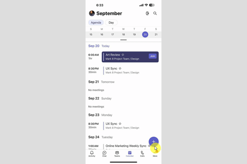 click the plus button to add a new button
