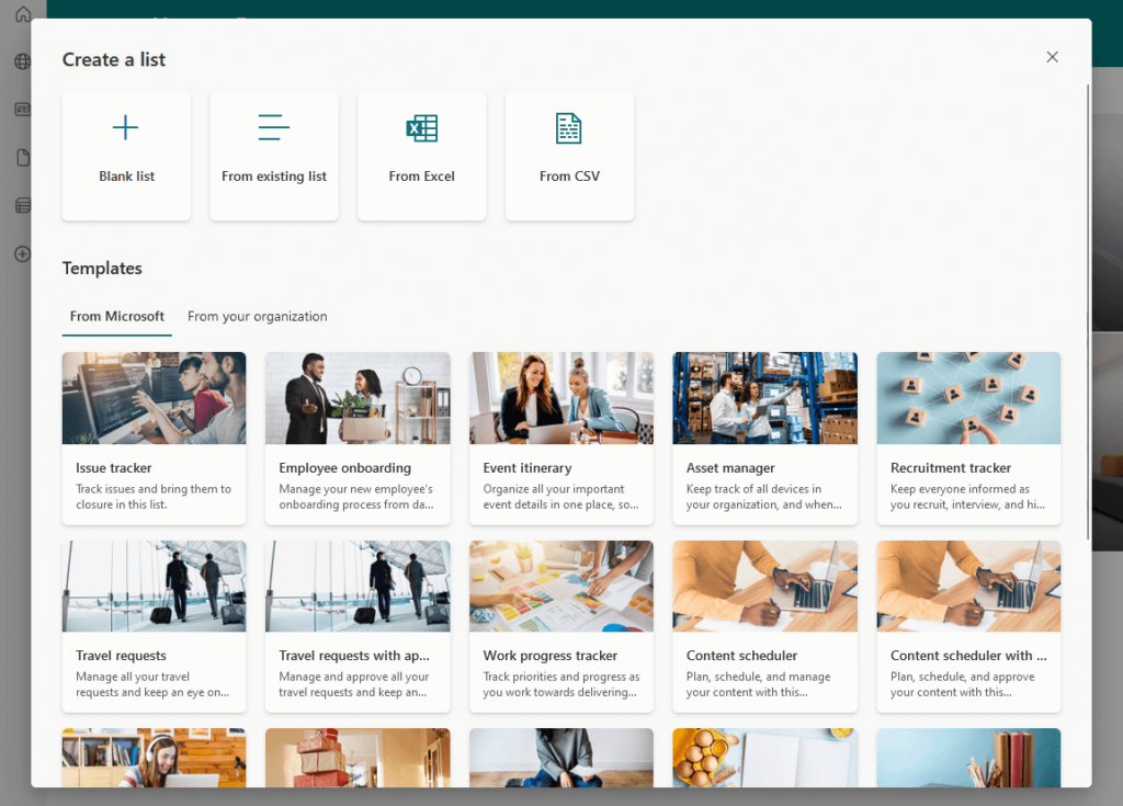 create a list window in sharepoint online