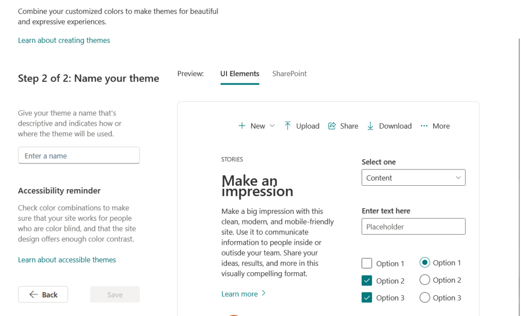 create a theme name your theme step