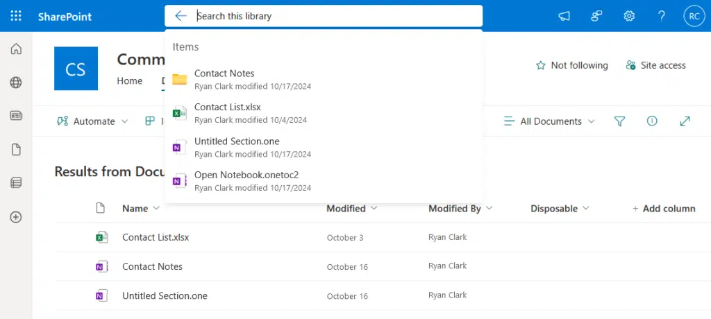 search this library plus results