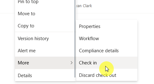 check in option from check out