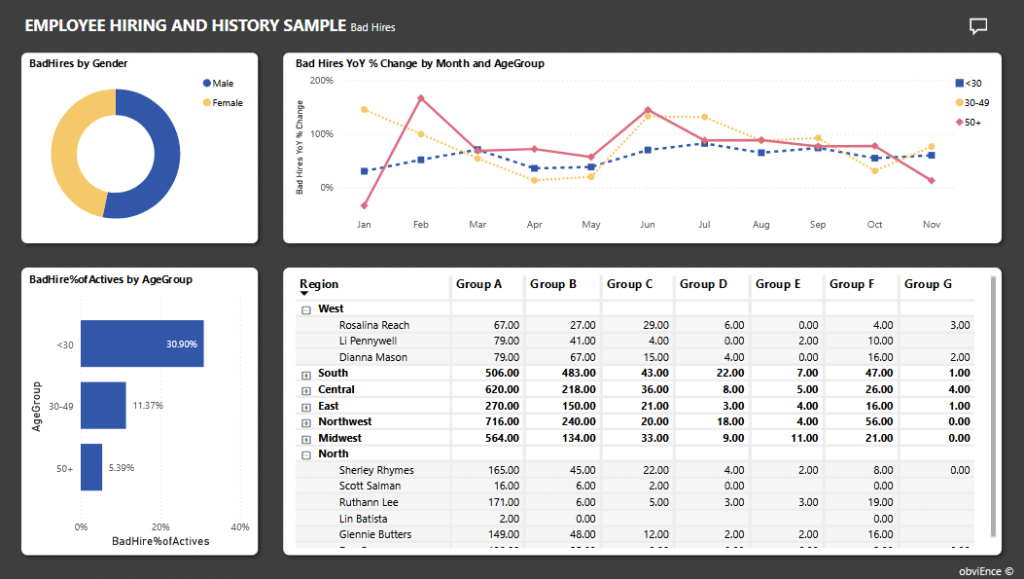 power bi sample report