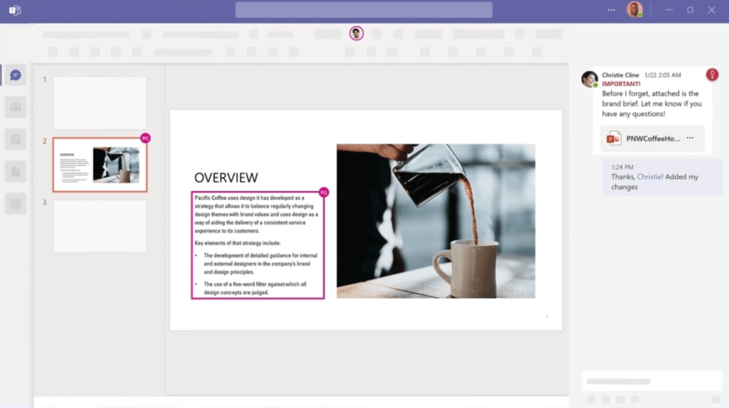 coauthoring in teams