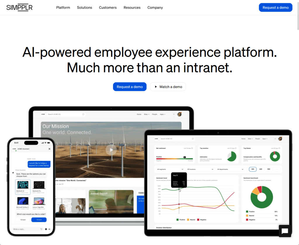 simpplr home page