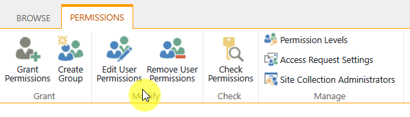 edit user permissions