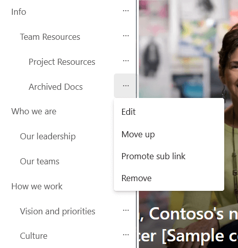 sharepoint max level in navigation