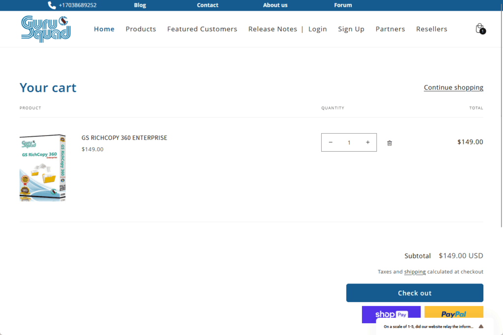 gs richcopy 360 add to cart