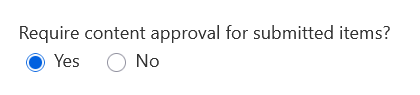 require content approval option