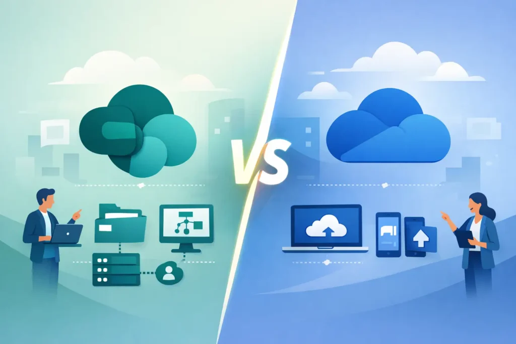 SharePoint vs OneDrive Comparison